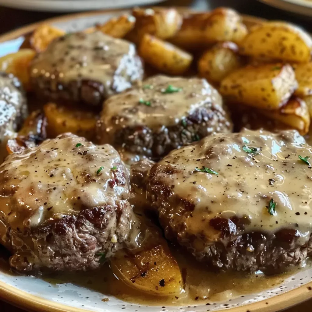 Amish Hamburger Steak Bake 